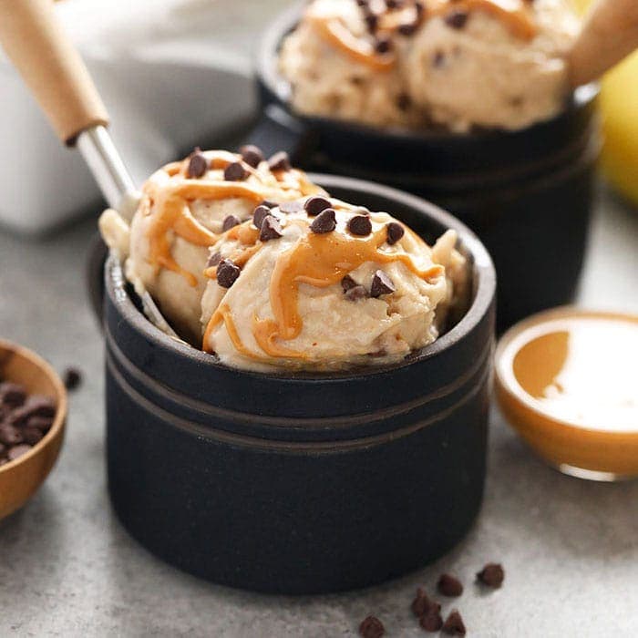 Craveable PB Banana Nice Cream: 4 Ingredients, Under 10 Mins